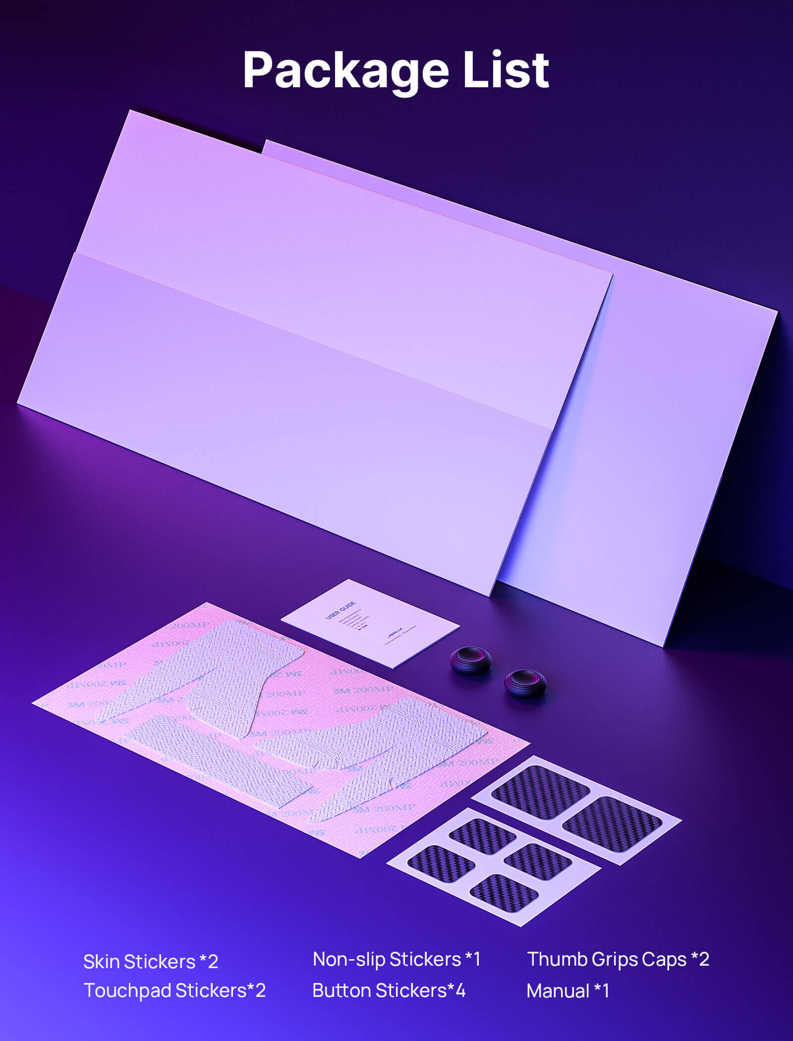 Full Set Protective Skin for Steam Deck#style_ice blas