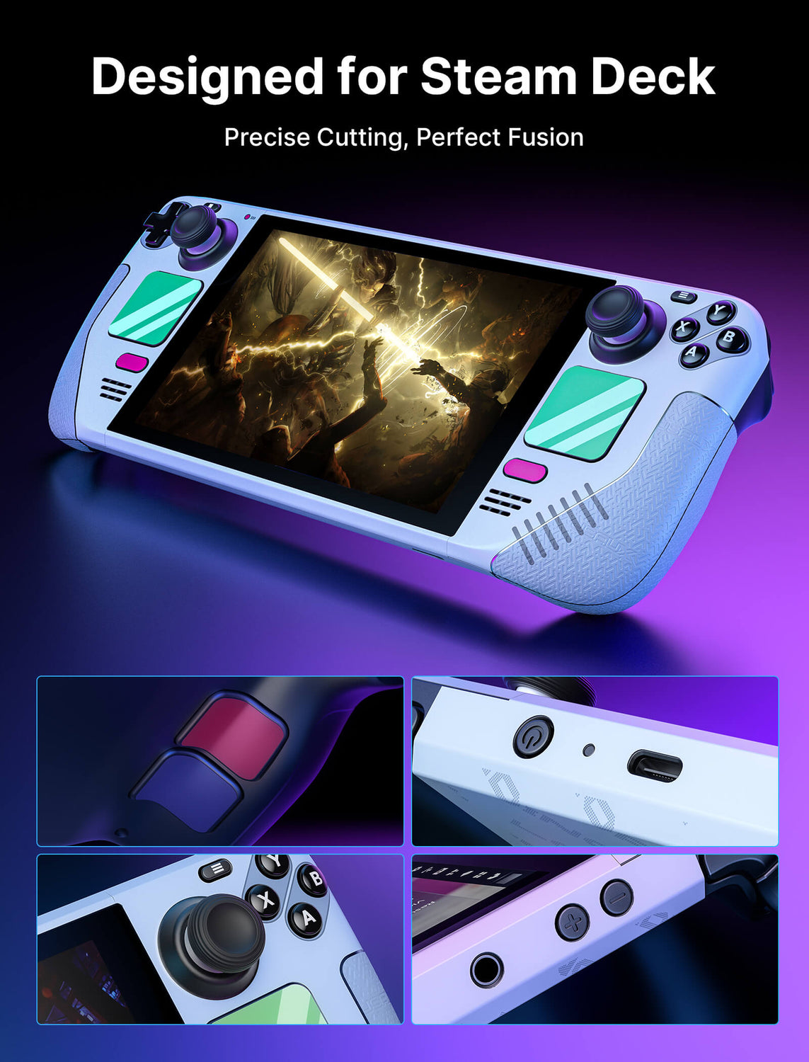 Full Set Protective Skin for Steam Deck#style_retro boy