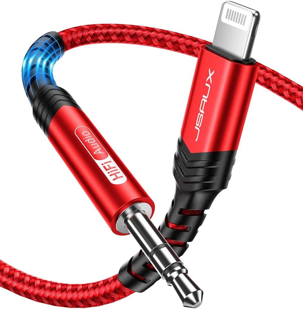 3.5 mm audio cable to online lightning