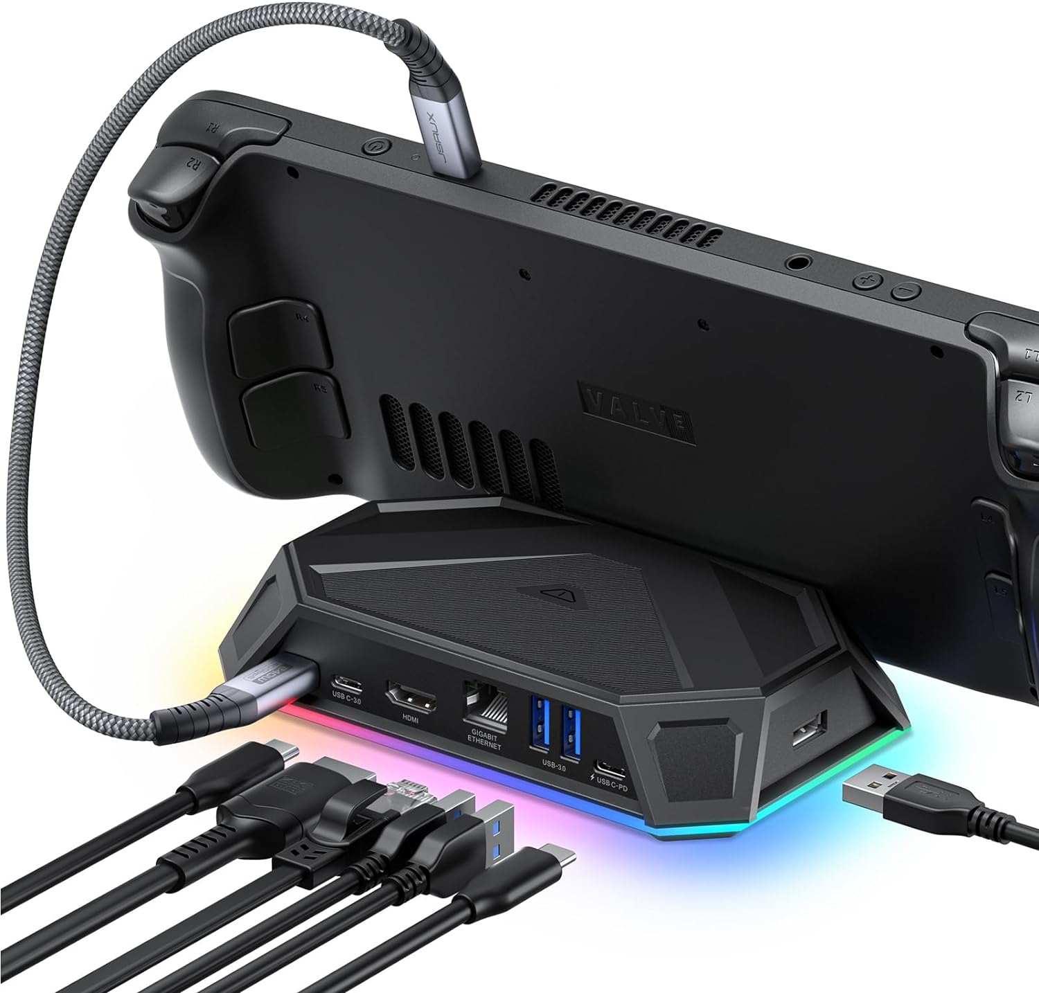 rgb docking station#size_hb0801