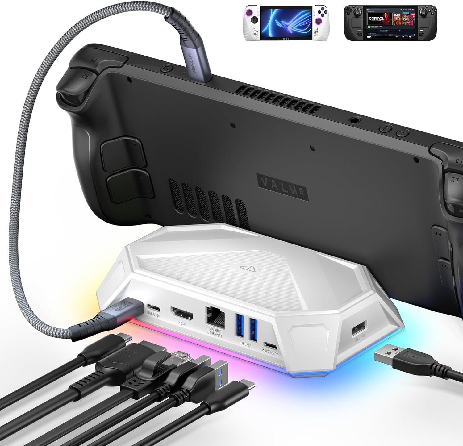 rgb docking station#size_hb0801