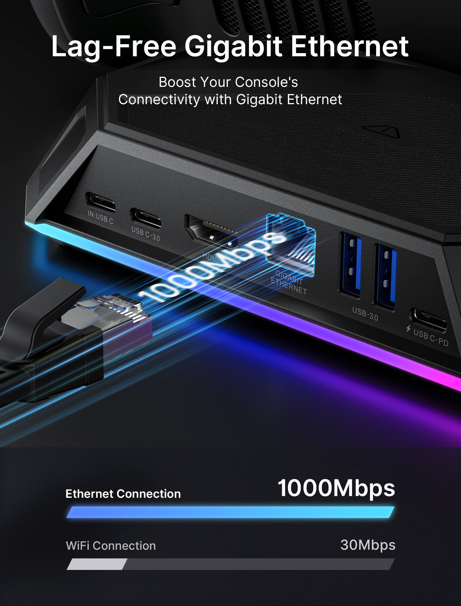 rgb docking station#size_hb0801