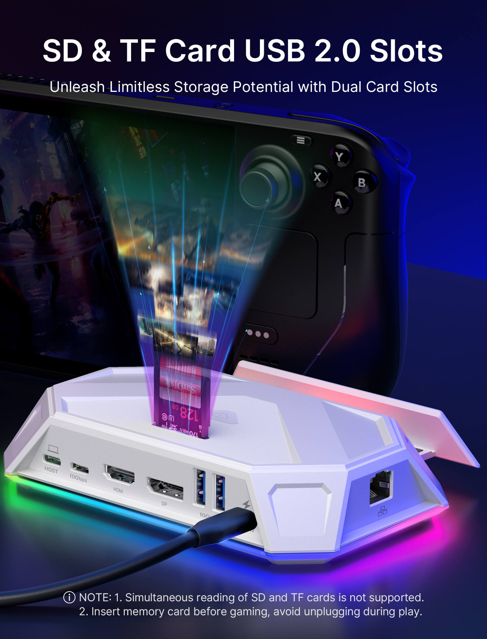 rgb docking station#size_hb1201