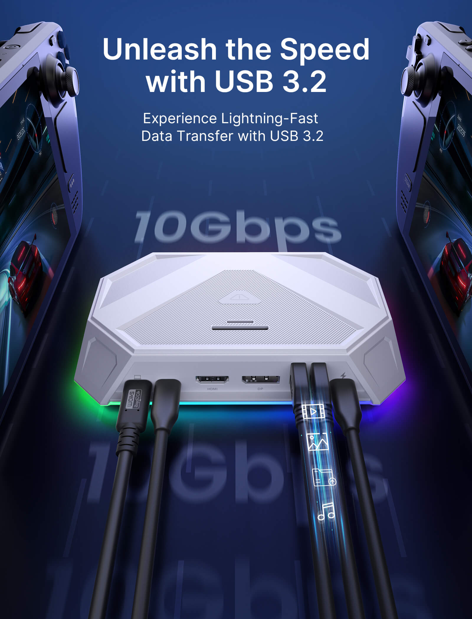 rgb docking station#size_hb1201