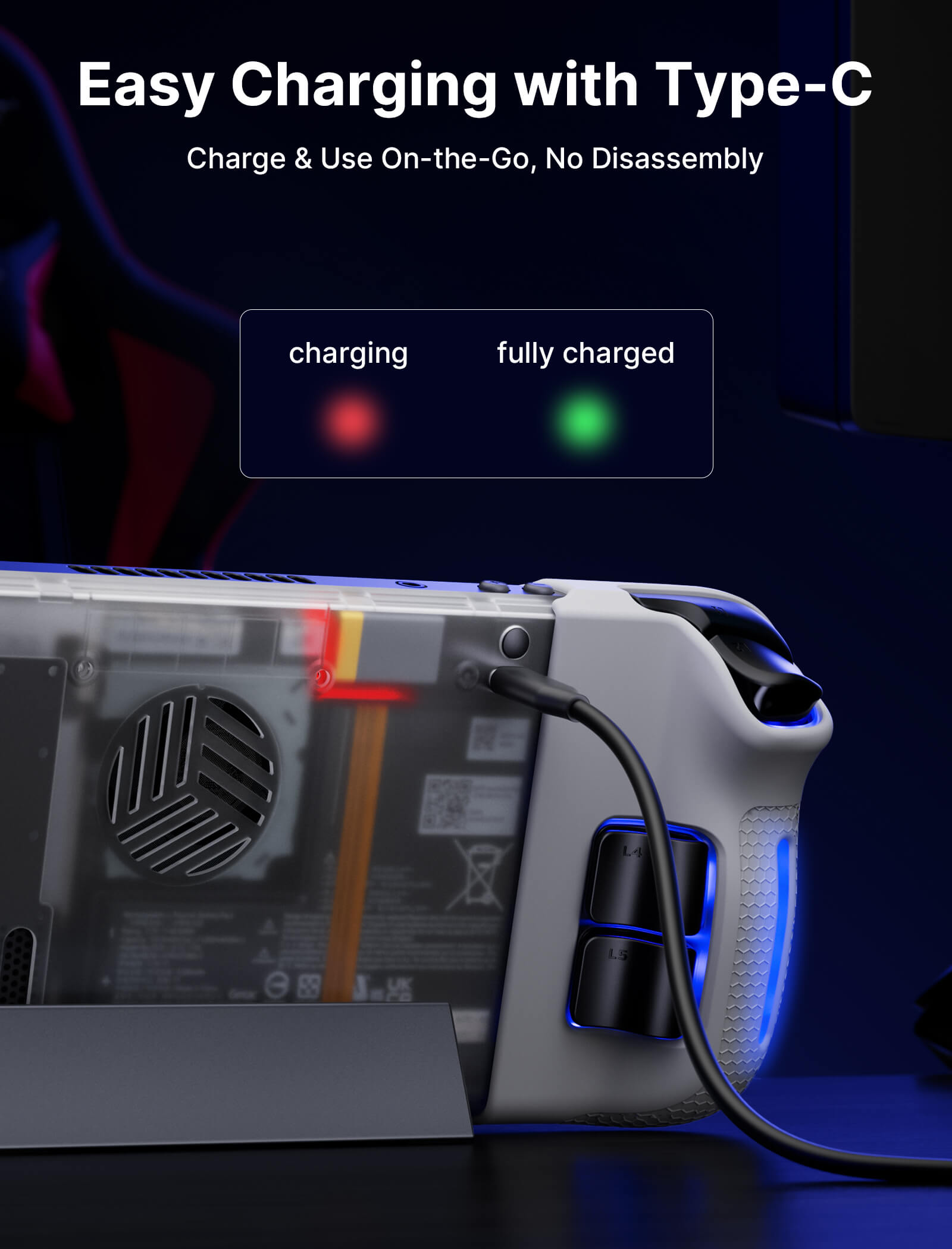 #style_front cover & rgb back plate & silicone grip (for lcd)