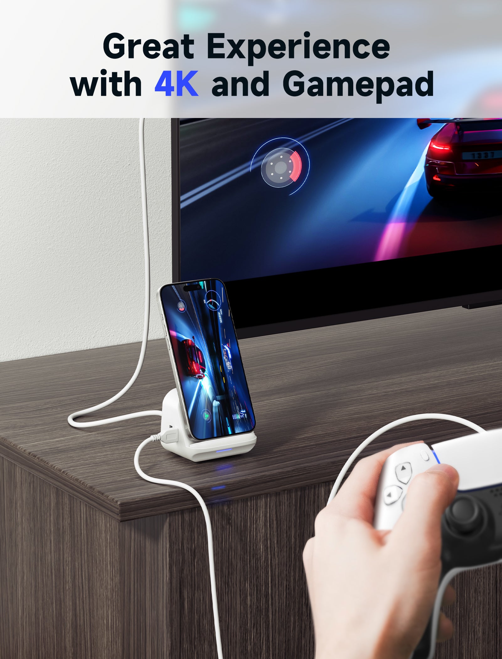 USB-C Docking Station with Phone Holder#style_hb0502