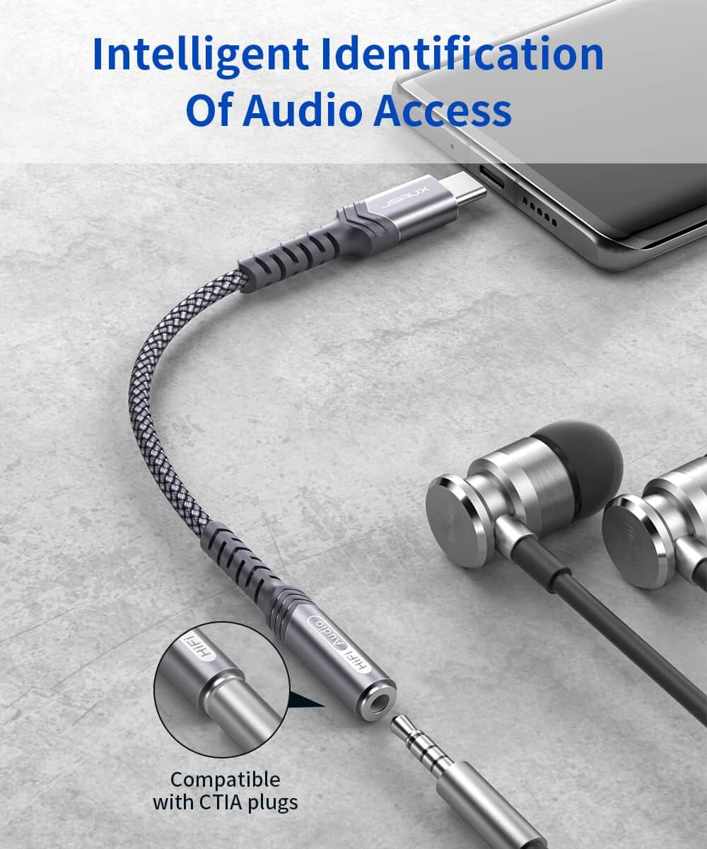 USB-C to 3.5mm Audio Adapter#color_grey