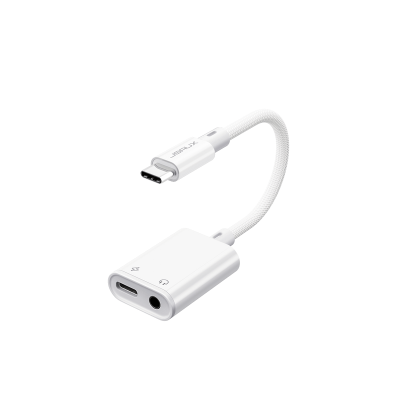 USB-C to 3.5mm Audio and 60W Charging Adapter