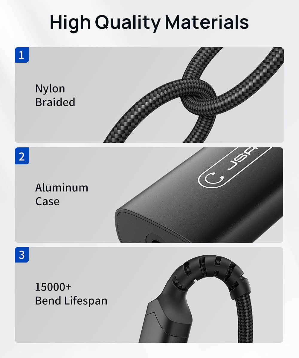 USB-C to 3.5mm Audio and Charging Adapter