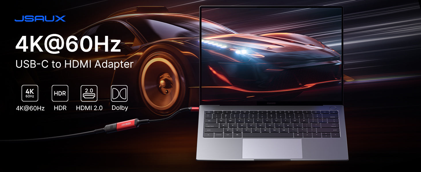 4K USB-C to HDMI Cable 2K@144Hz
