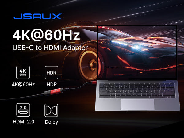 4K USB-C to HDMI Cable 2K@144Hz