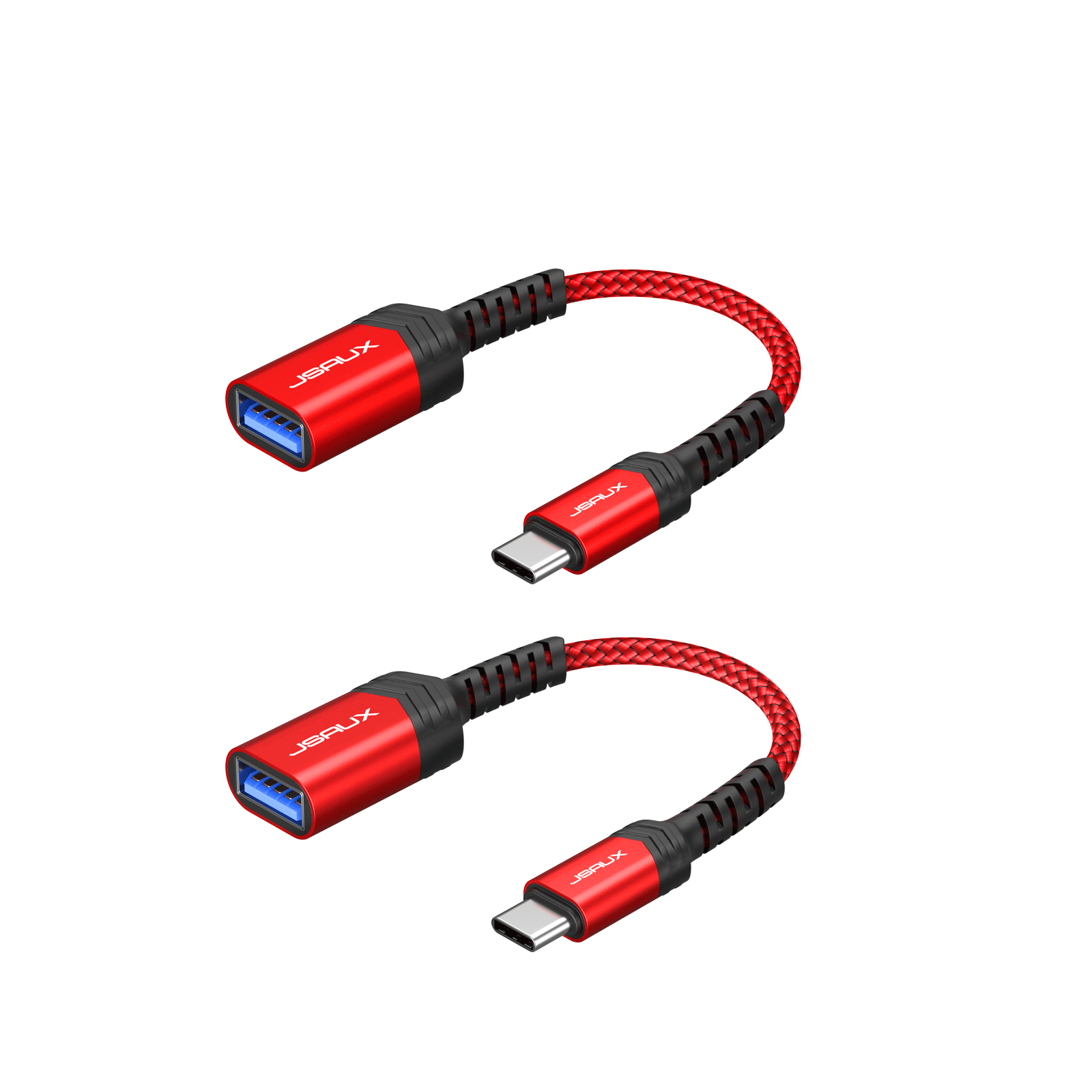 USB-C to USB OTG Cable Adapter Red