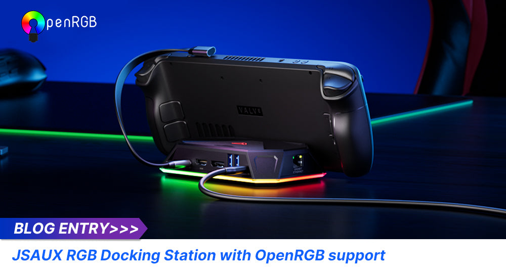 Users' Guide:JSAUX RGB Docking Station with OpenRGB Support