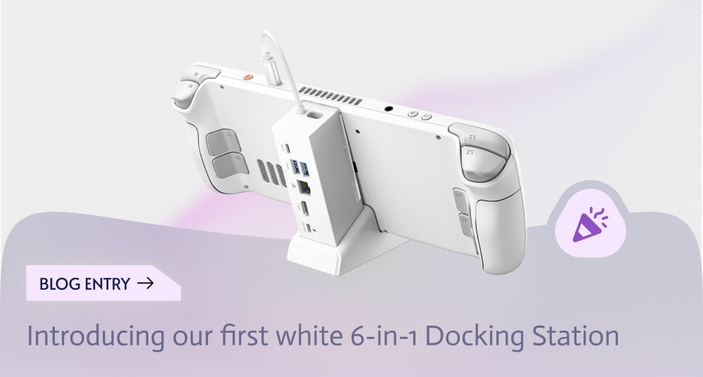 Introducing our first white 6-in-1 Docking Station