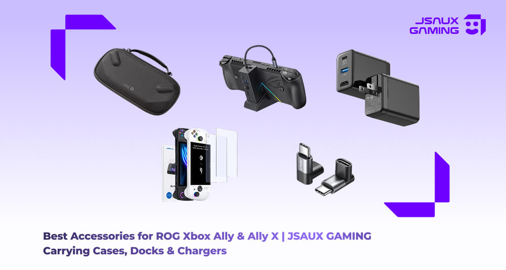Best Accessories for ROG Xbox Ally & Ally X | JSAUX GAMING Carrying Cases, Docks & Chargers