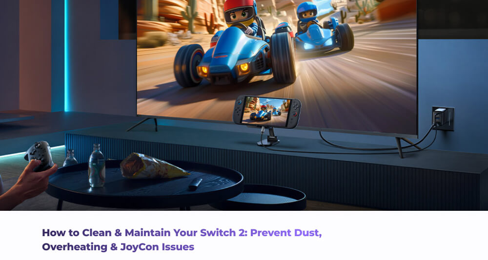 How to Clean & Maintain Your Switch 2: Prevent Dust, Overheating & JoyCon Issues