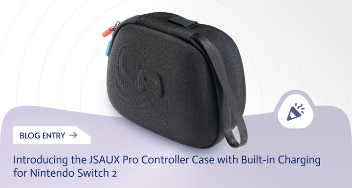 Introducing the JSAUX Pro Controller Case with Built-in Charging for Nintendo Switch 2