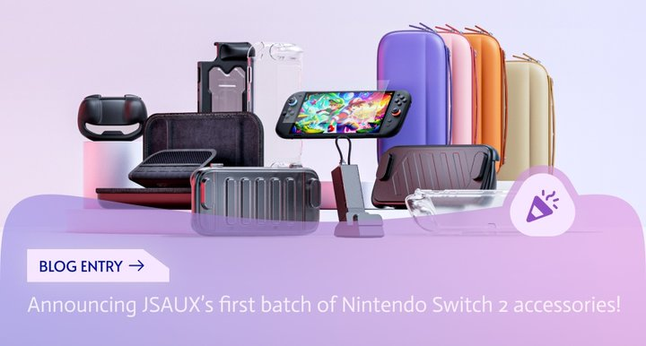 JSAUX の Nintendo Switch 2 アクセサリの最初のバッチを発表します!