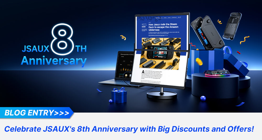 Celebrate JSAUX's 8th Anniversary with Huge Discounts and Exciting Offers!