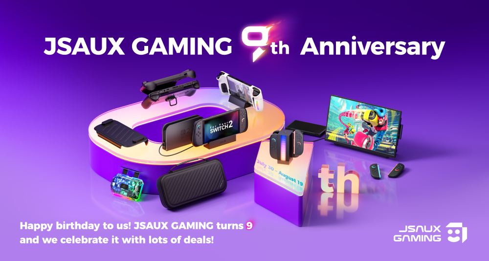 Happy birthday to us! JSAUX turns 9 and we celebrate it with lots of deals!