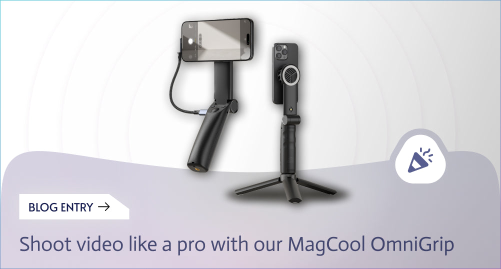 Shoot video like a pro with our new JSAUX MagCool OmniGrip