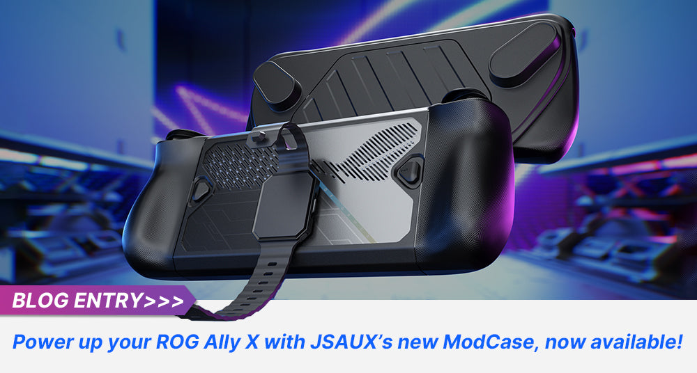 JSAUX’s new ModCase for the ROG Ally X (plus other upgraded cases) are now available!