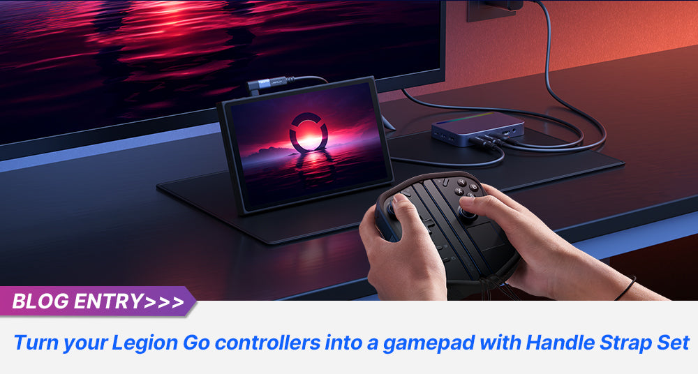 Turn your Legion Go controllers into a gamepad with JSAUX’s Legion Go Handle Strap Set