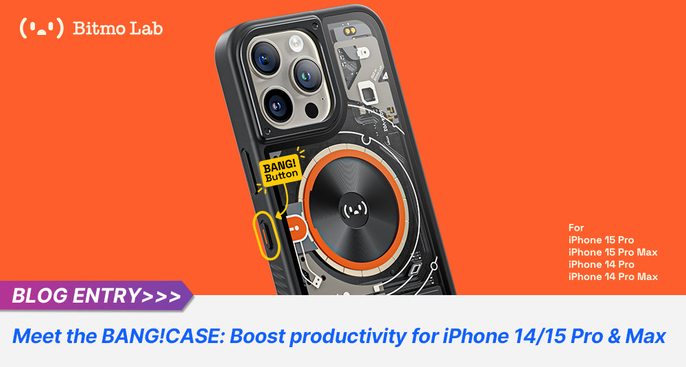 Meet the BANG!CASE, the iPhone 14 and 15 Pro & Pro Max case that will unleash your productivity