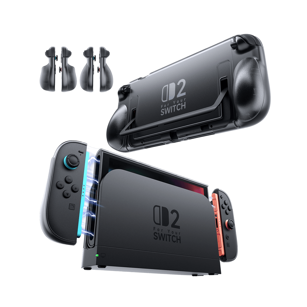 Nintendo switch本体/ケース/保護フィルム2枚/マイクラカセット