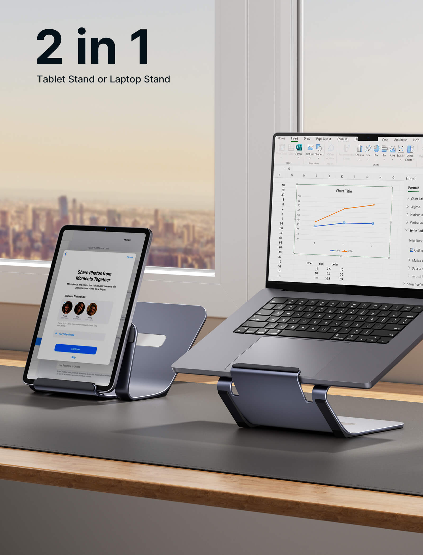 Curve computer stand shops for MacBook or Laptop Ergonomic desktop cooling stand