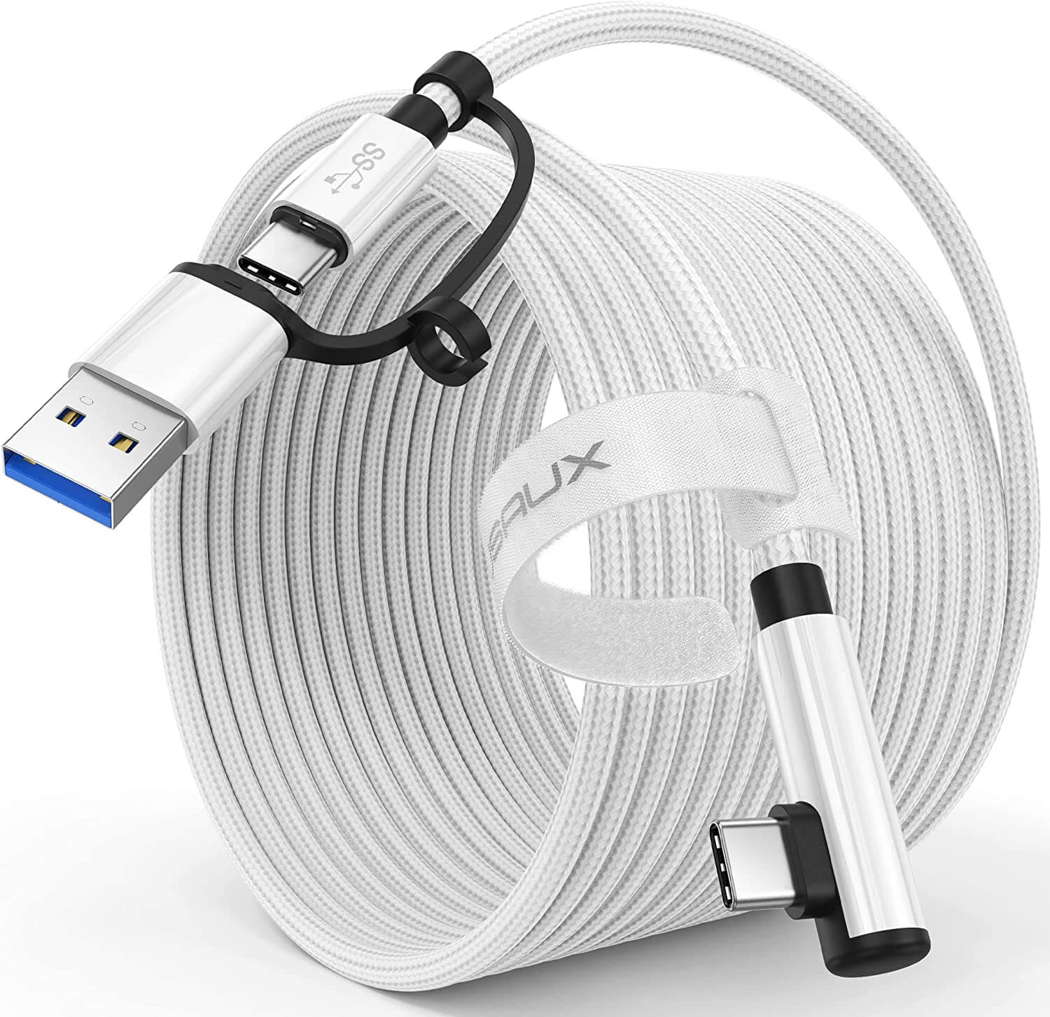 2-in-1 USB-C Link Cable for Oculus and VR