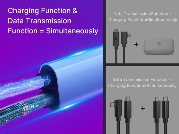 2-in-1 USB-C Link Cable for Oculus