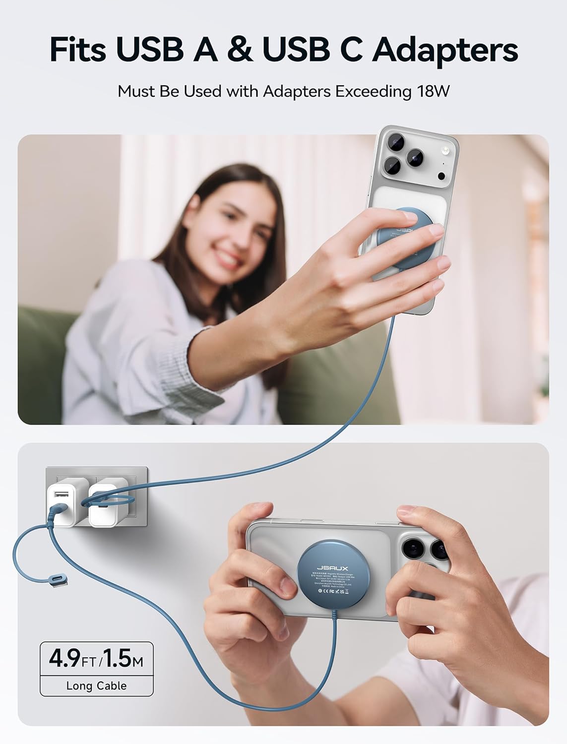 磁気ワイヤレス充電器