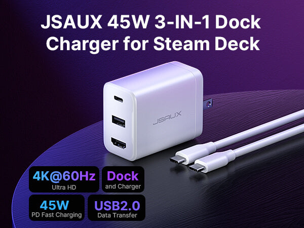 3-in-1 45W Charger Dock