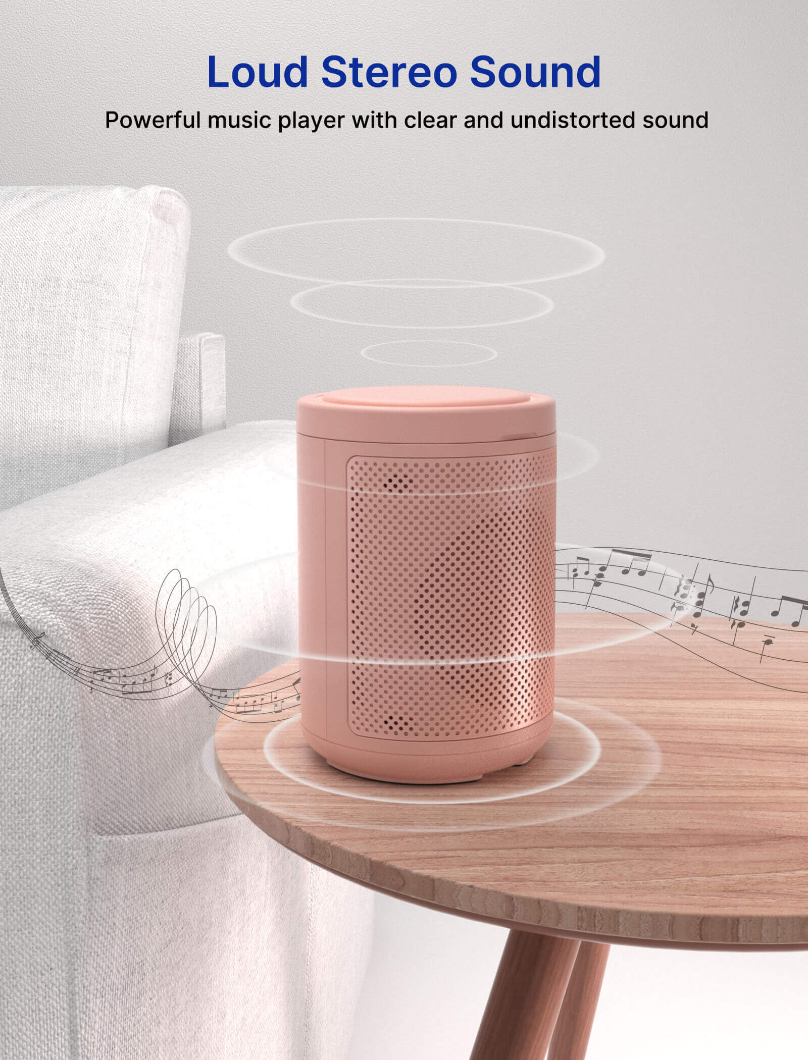 3-in-1 Portable Wireless Speaker #style_pink