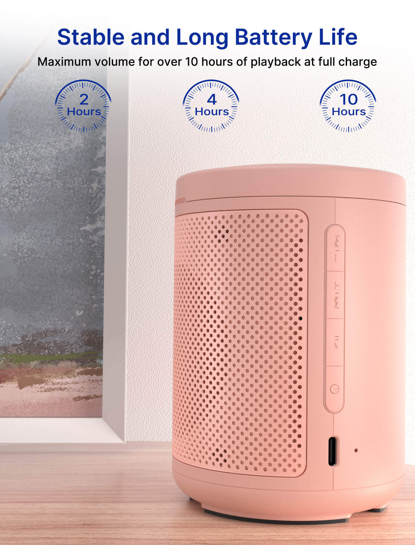 3-in-1 Portable Wireless Speaker #style_pink