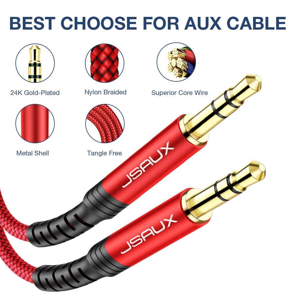 3.5mm TRS Audio Cable#style_red