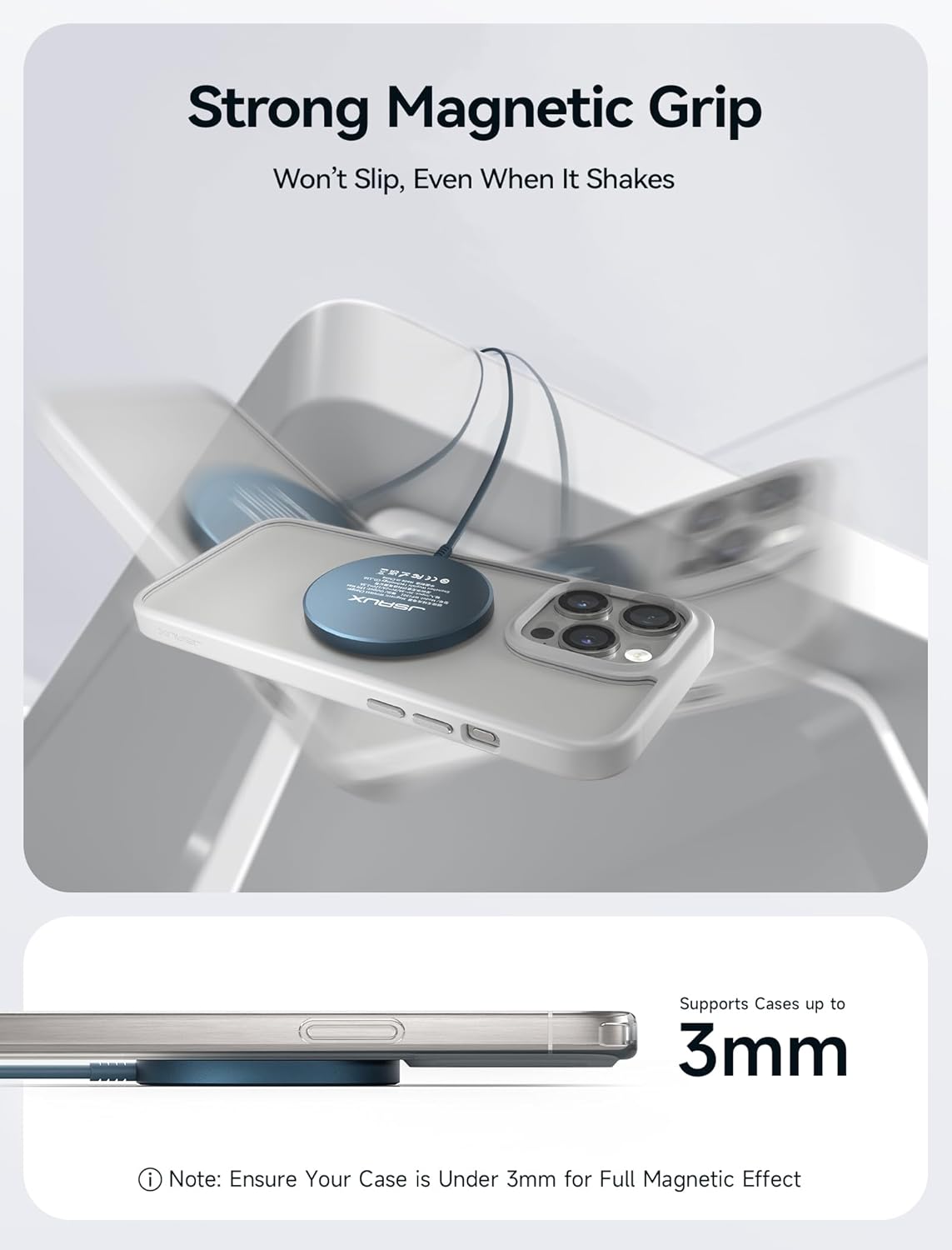 磁気ワイヤレス充電器