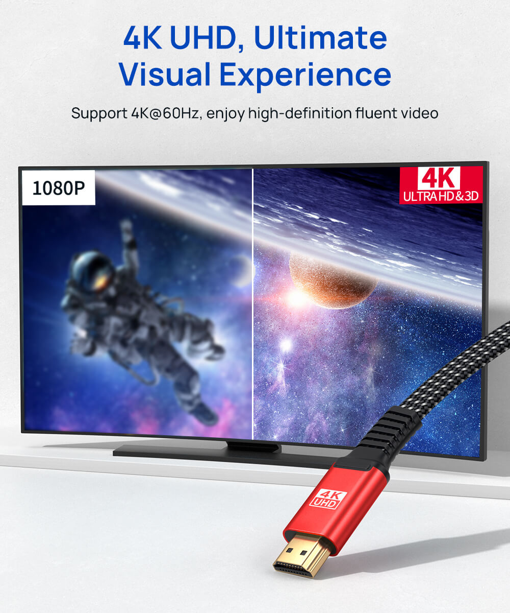 4K@60Hz HDMI 2.0 Flat Cable