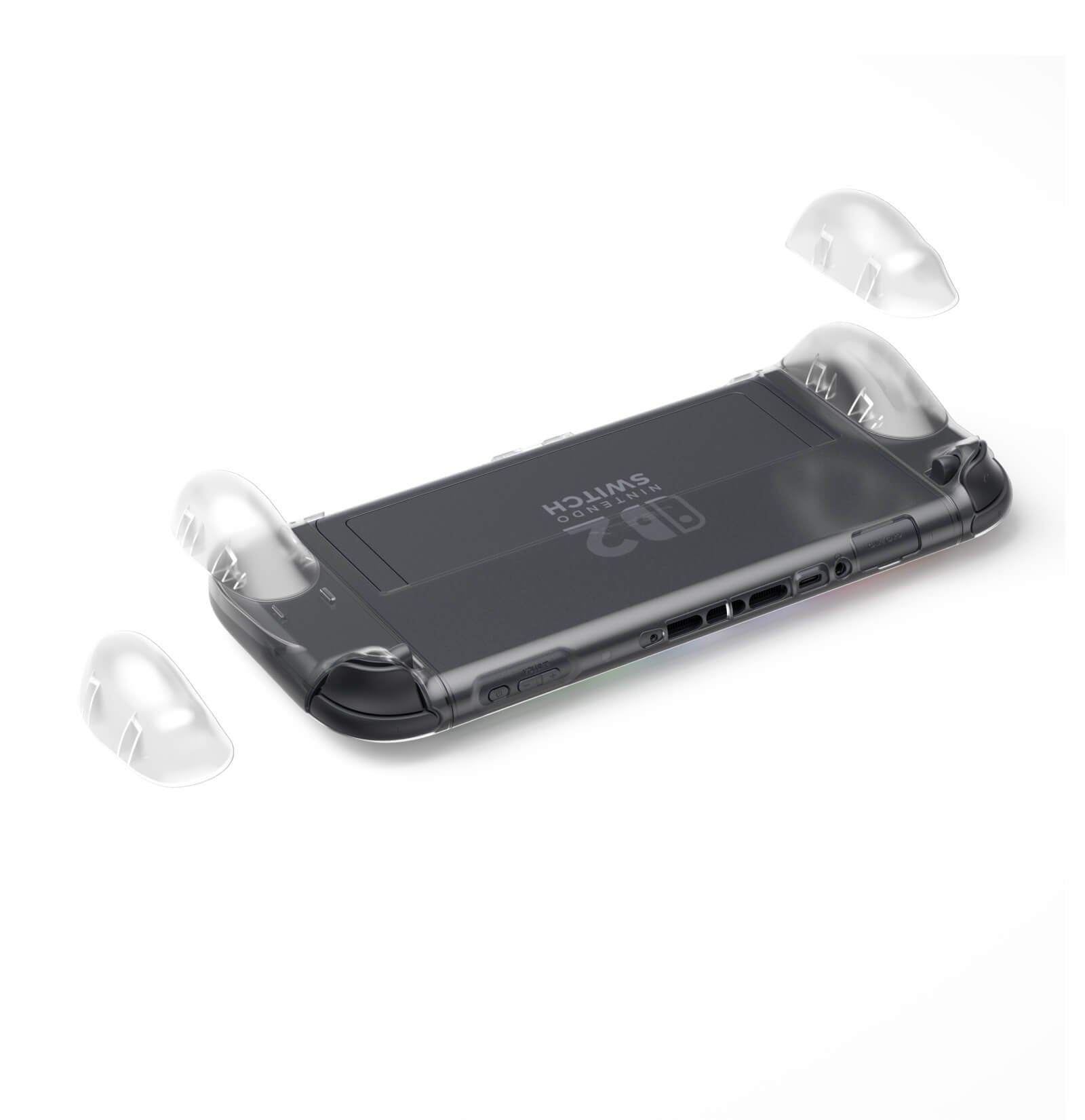 Split Transparent Ergonomic Protective Case for Switch 2