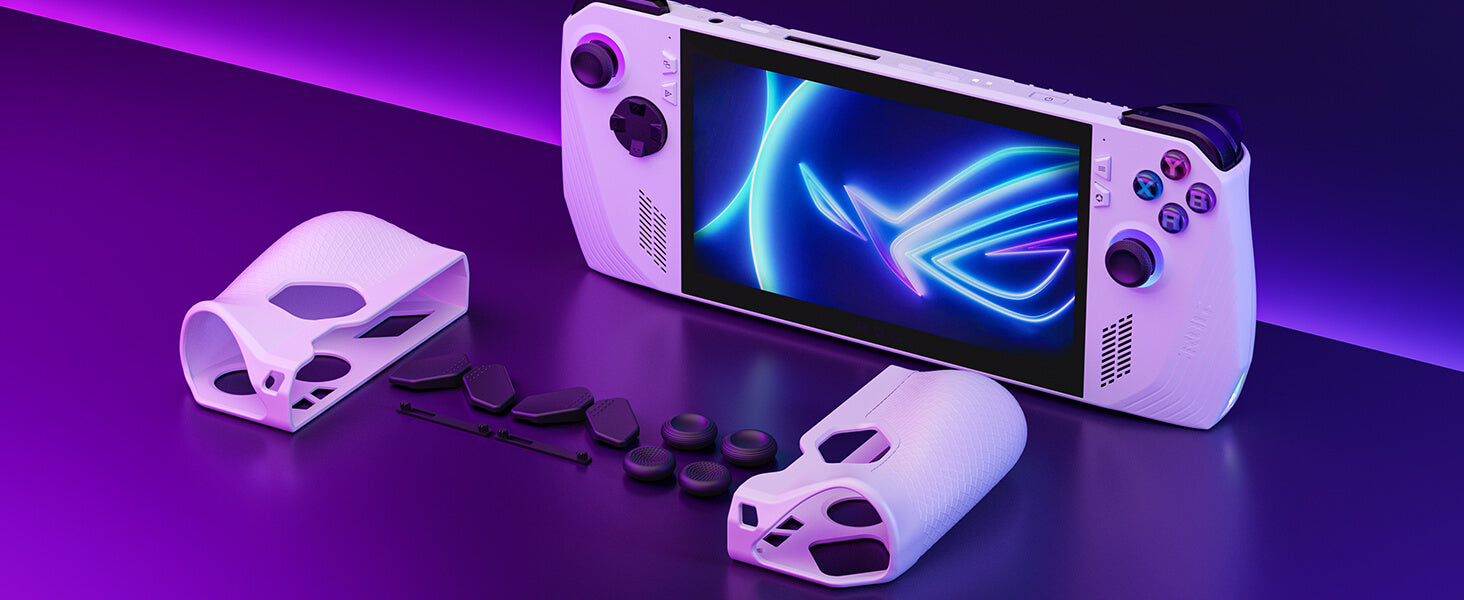 Silicone Grip Case Set for ROG Ally, Rear Buttons and Port Cover