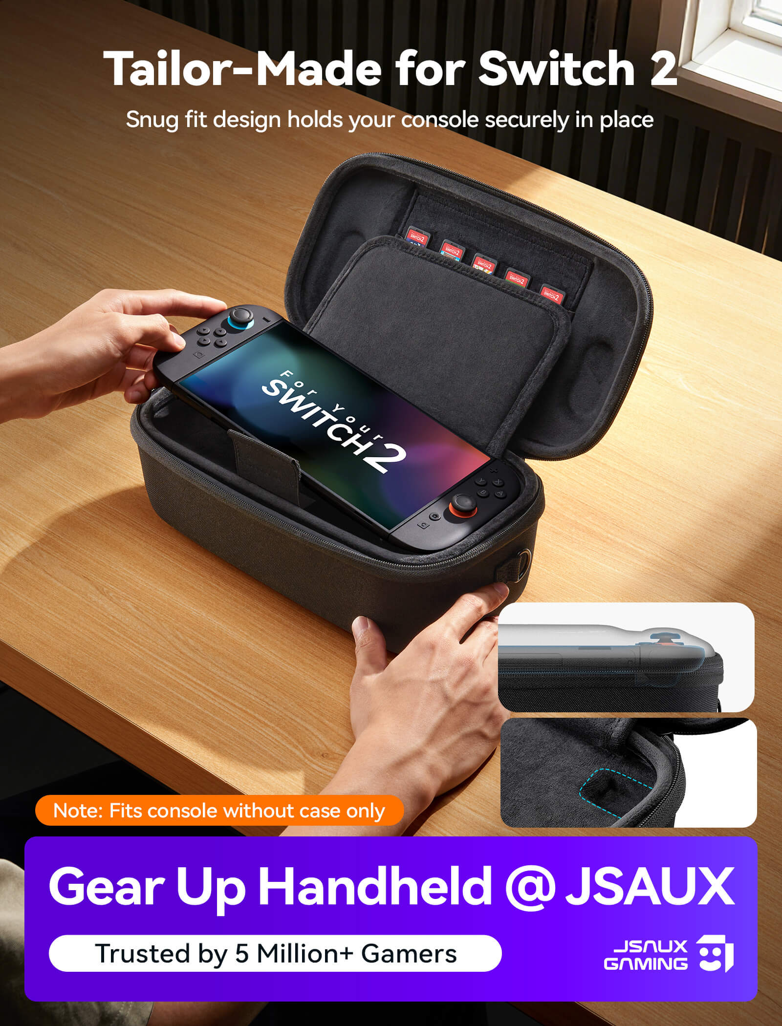 FlexForm Series | Double-decker Travel Case for Switch 2