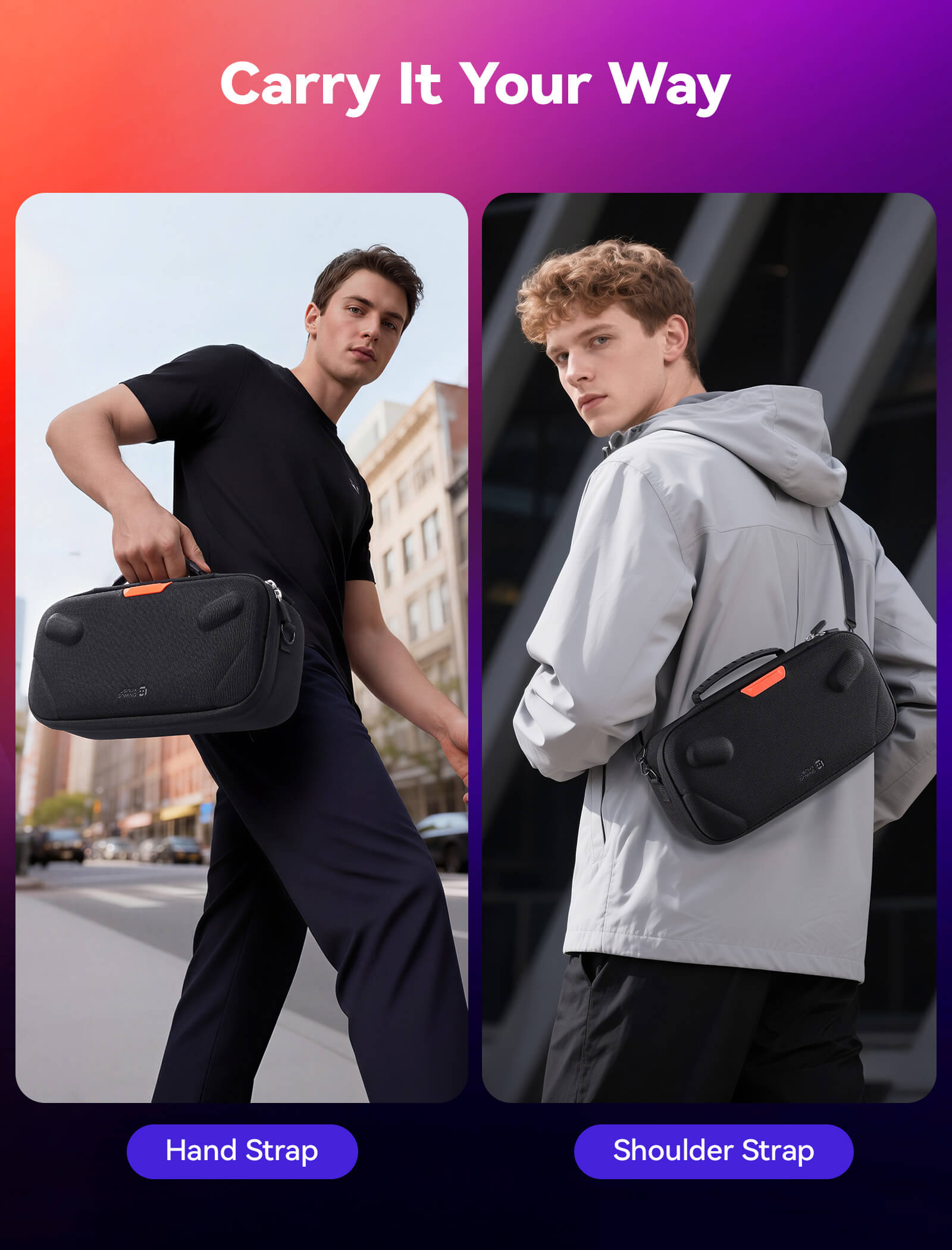 Double-Decker Travel Supply Case for Steam Deck LCD & OLED