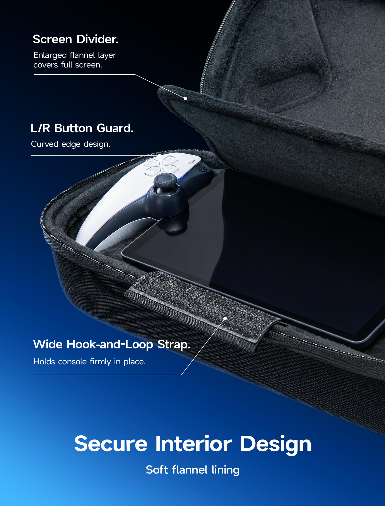 Double-Decker Travel Supply Case for PlayStation Portal