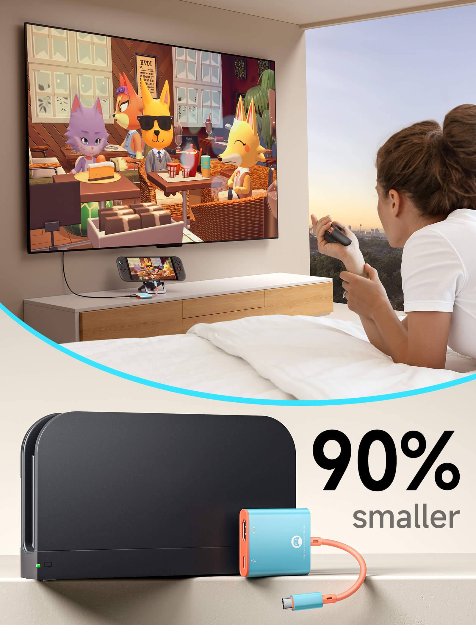 2-in-1 Dock Adapter for Switch 2