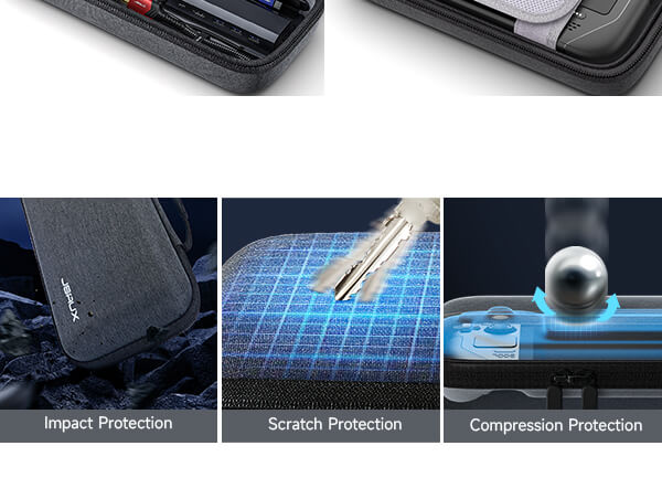 Steam Deck & ROG Ally Carrying Case Travel Storage Bag | JSAUX