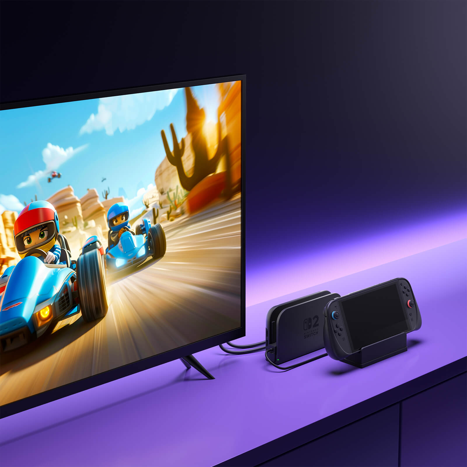 Switch 2用ドックアダプタースタンド