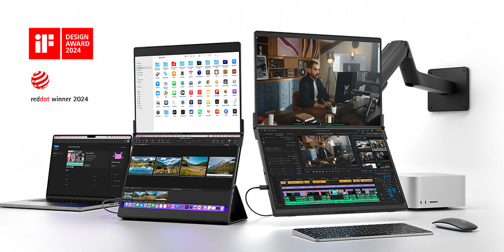 JSAUX FlipGo Dual 本体　モバイルモニター FlipGo Portable Dual Monitor for Boosted Productivity