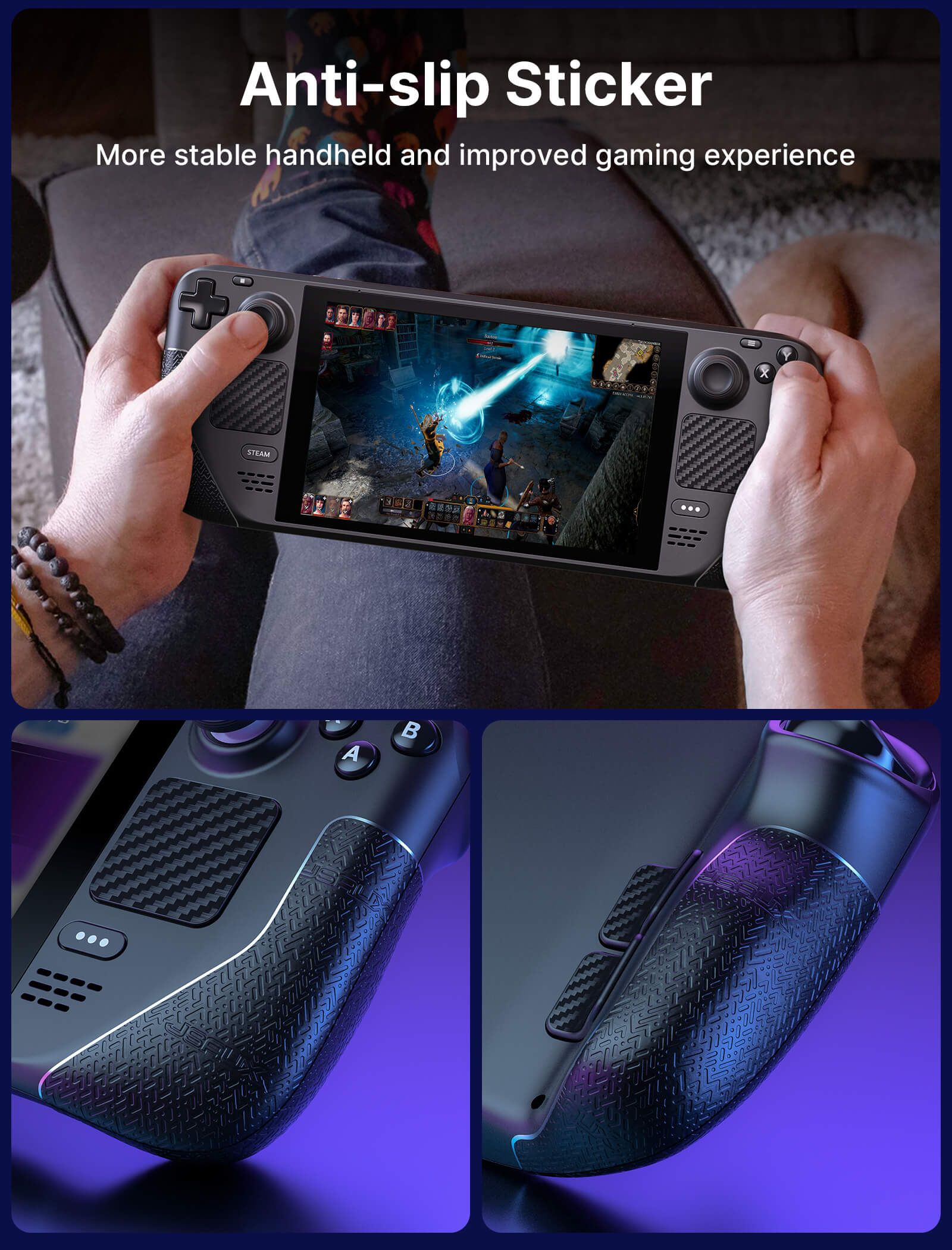 Skin Stickers Set for Steam Deck LCD & OLED