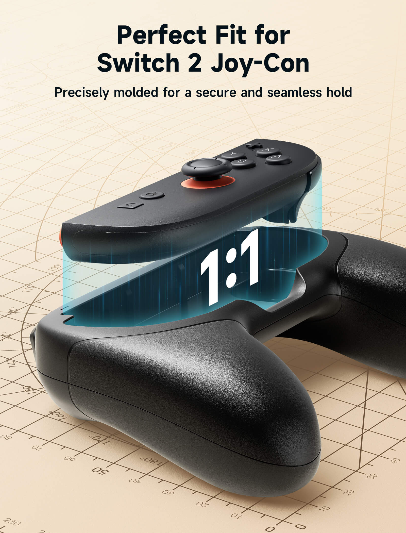 JoyVerse Series Single Joy-Con Grip for Switch 2